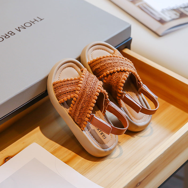 Mini Mellow Sandals (Brown)