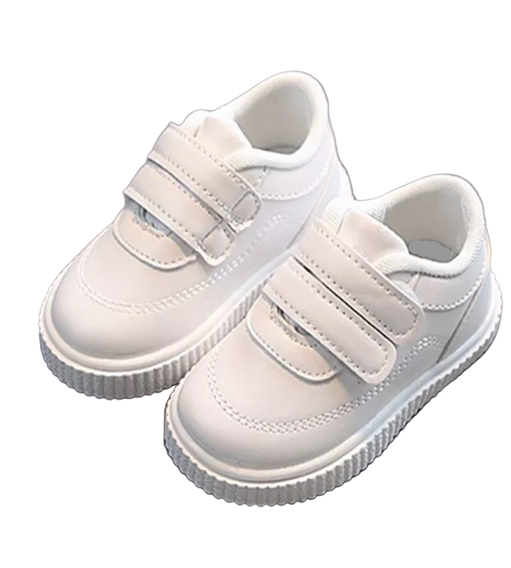 Kids' Stylish White Sneakers