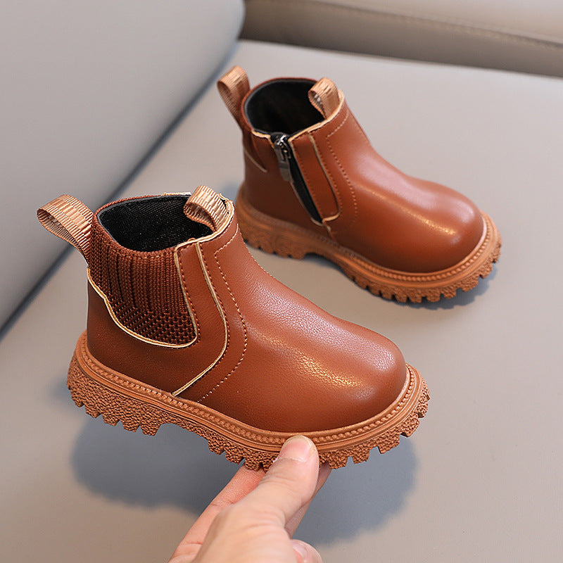 Kids' Brown Ankle Boots