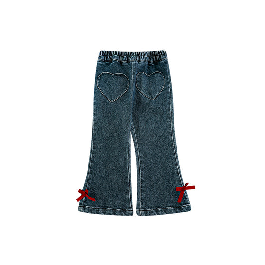 Girls Flared Denim Trouser