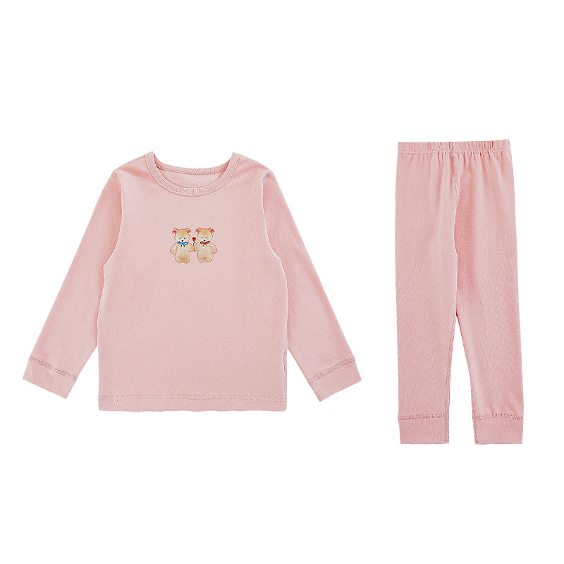 Pink Girl's Pyjama Set