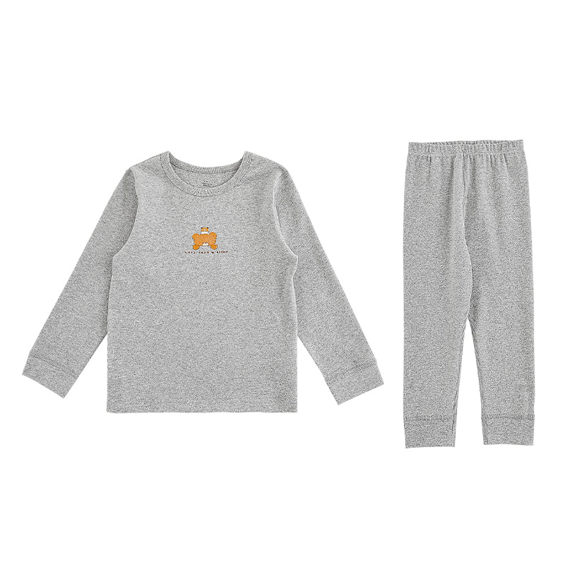 Grey Girls Pyjama Set