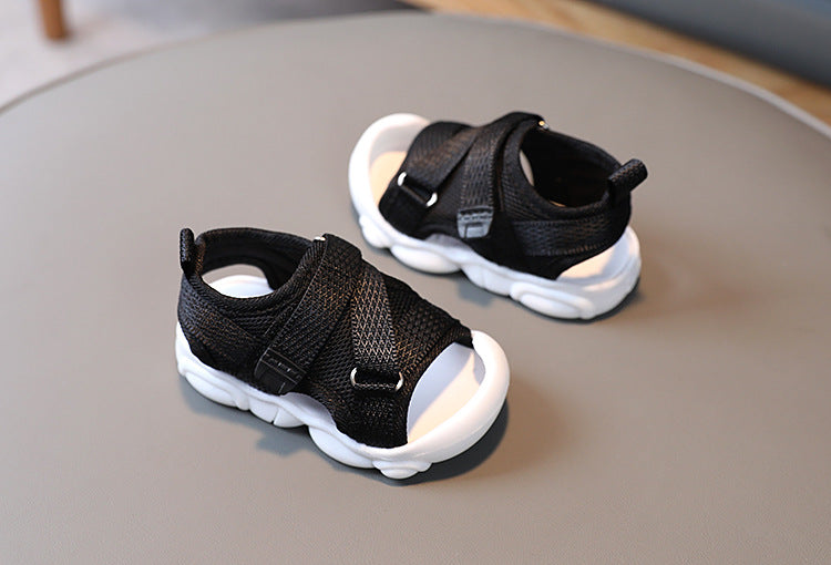 kids' sporty sandals (Black)