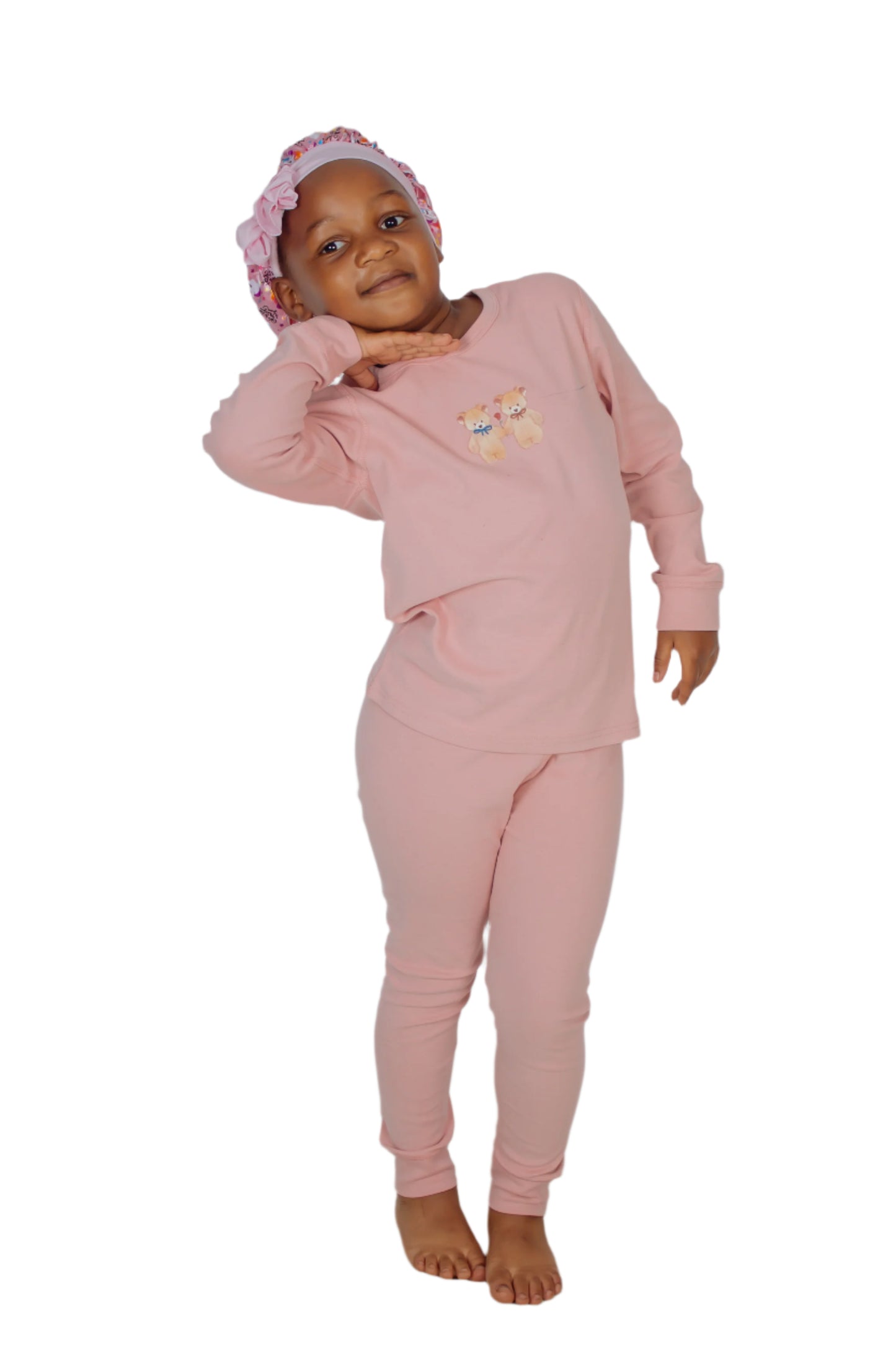 Pink Girl's Pyjama Set