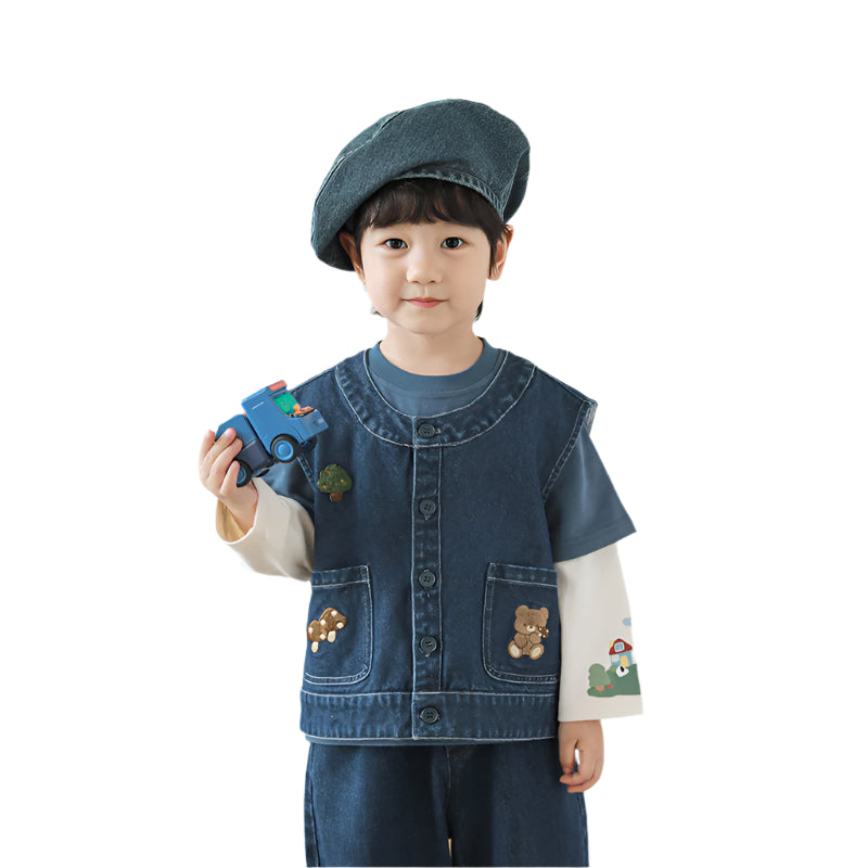 Boys Denim Vest