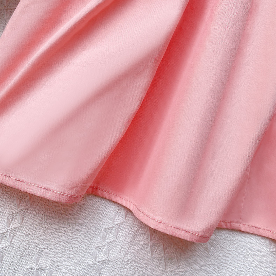 Girls' Vintage-inspired Pink Dress