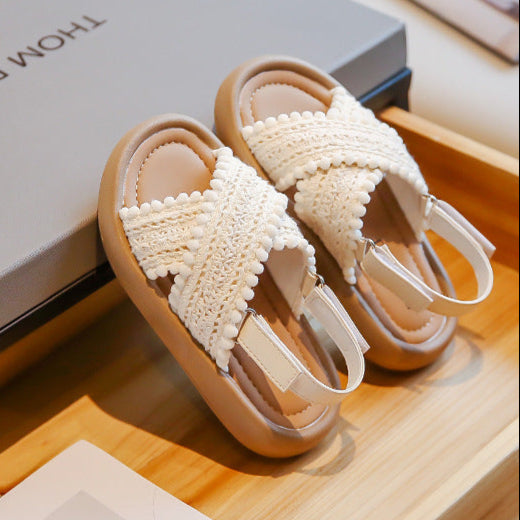 Mini Mellow Sandals (Cream)