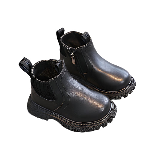Kids' Black Ankle Boots