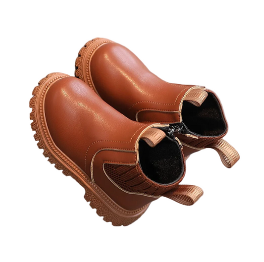 Kids' Brown Ankle Boots