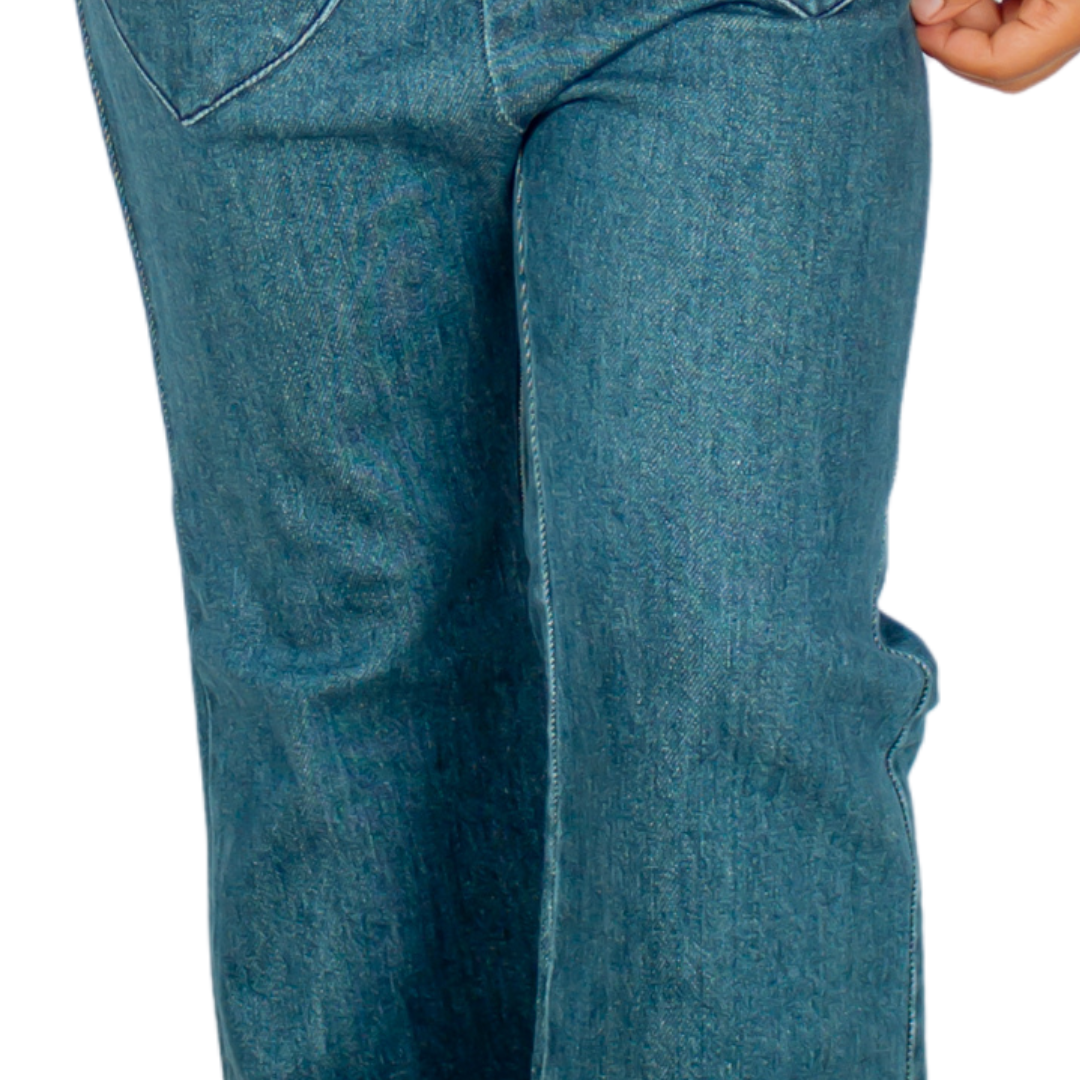 Girls Flared Denim Trouser