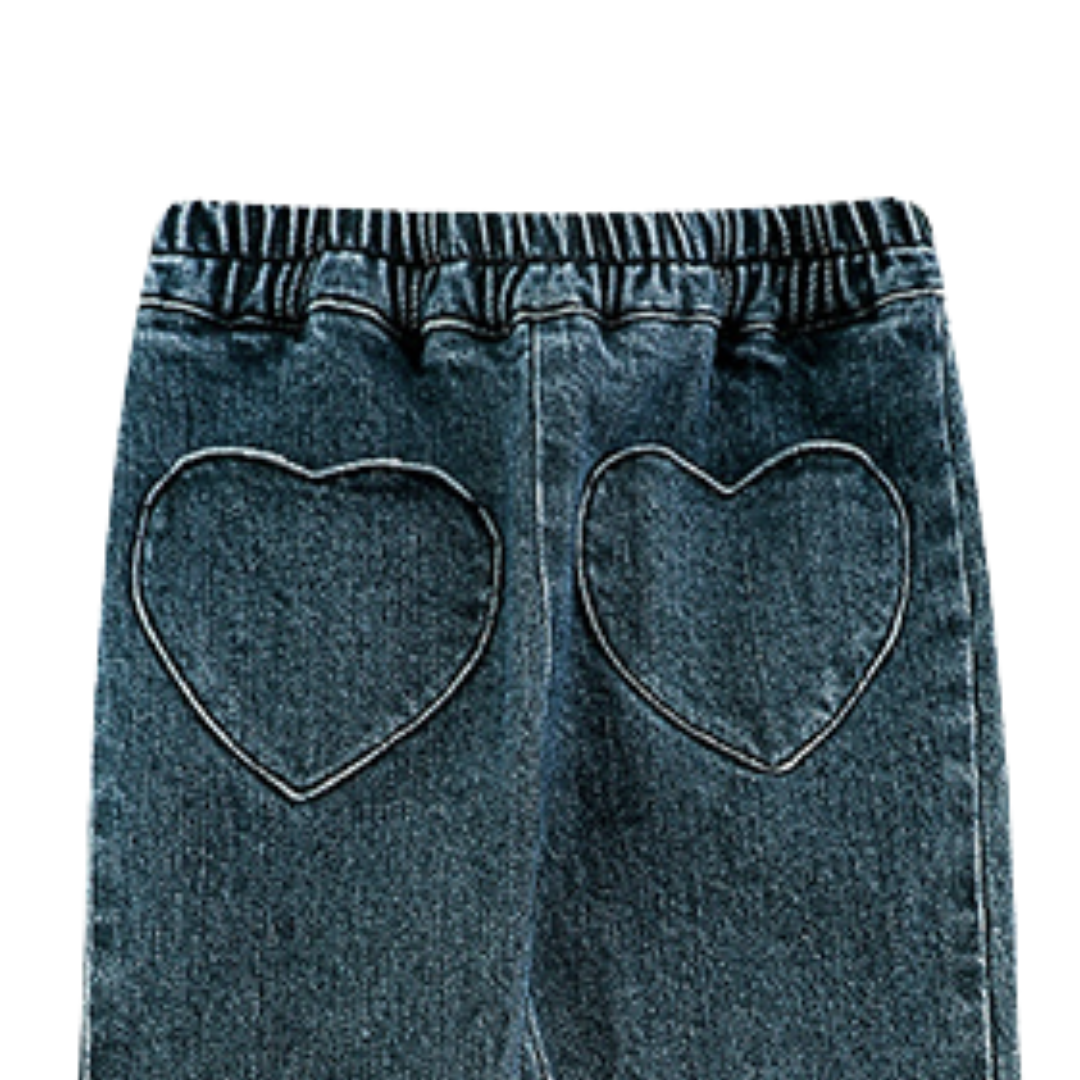 Girls Flared Denim Trouser