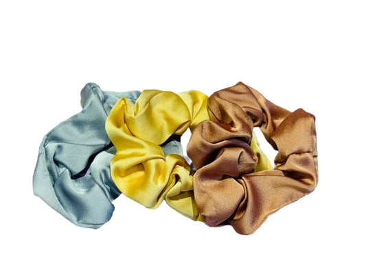 Satin Luxe Scrunchie Set